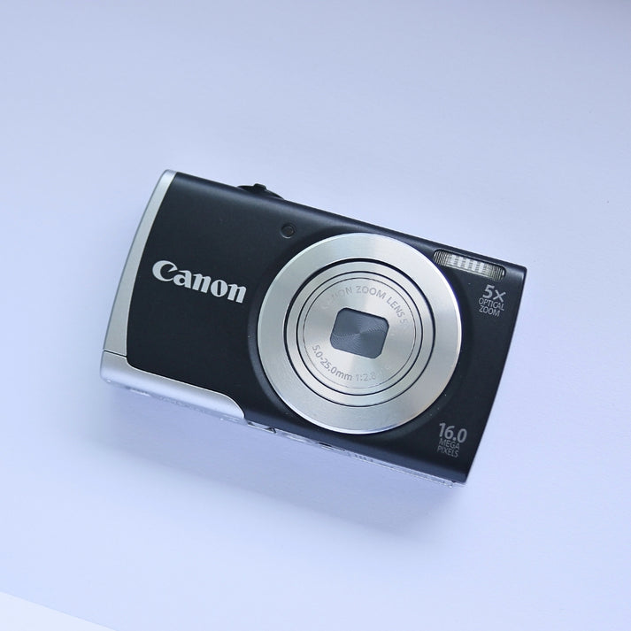 appareil photo numérique caméra vintage canon a2500 hd noir